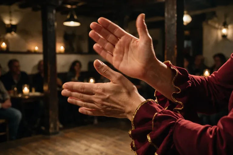 Hands clapping a flamenco rhythm