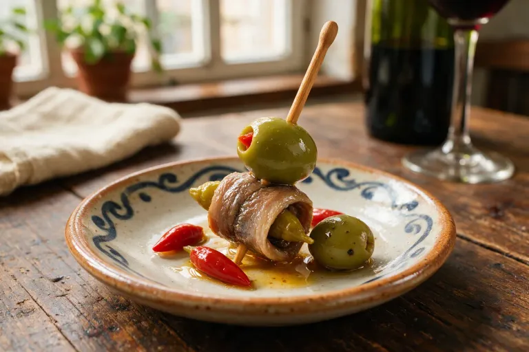 A gilda skewer