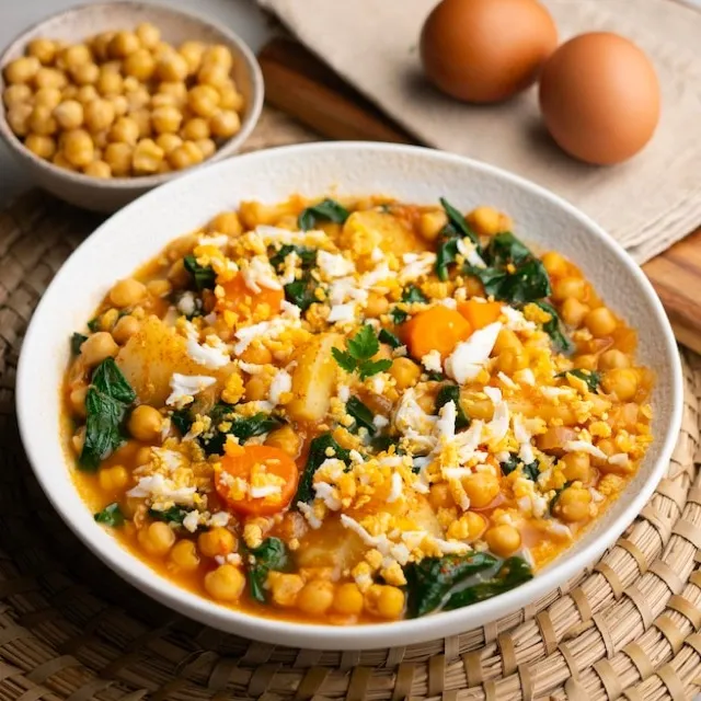Espinacas con Garbanzos